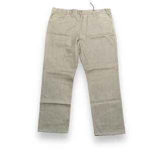 NWT TRUST Jeans Straight Leg Brown Denim Pants Men’s Size 46 X 34 Classic Spring